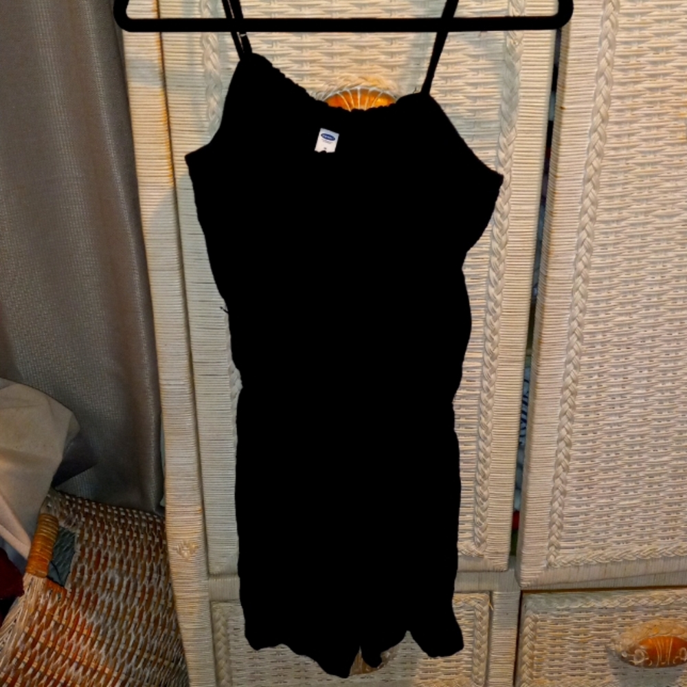 GENTLY WORN black old navy romper
